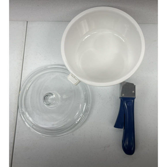 Princess House‎ NOUVEAU 1-1/2 Qt Saucepan France BLUE Detachable Handle - Picture 1 of 3